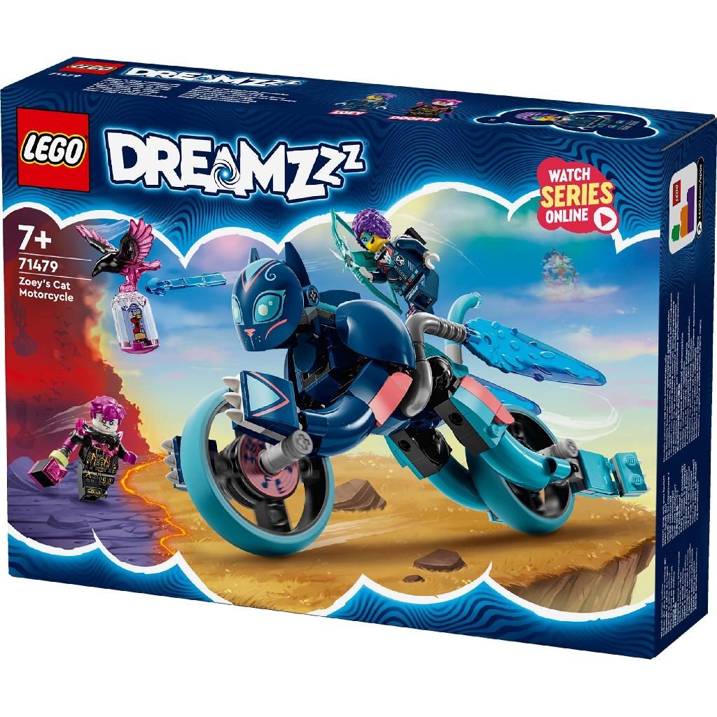 Lego Dreamzzz 71479 Zoeyina mačacia motorka