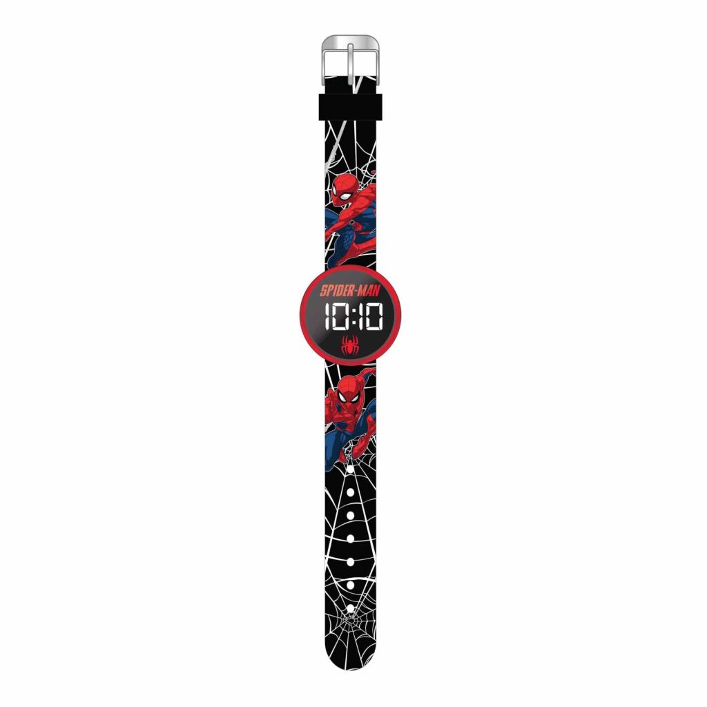Okrúhle LED hodinky Accutime Spiderman