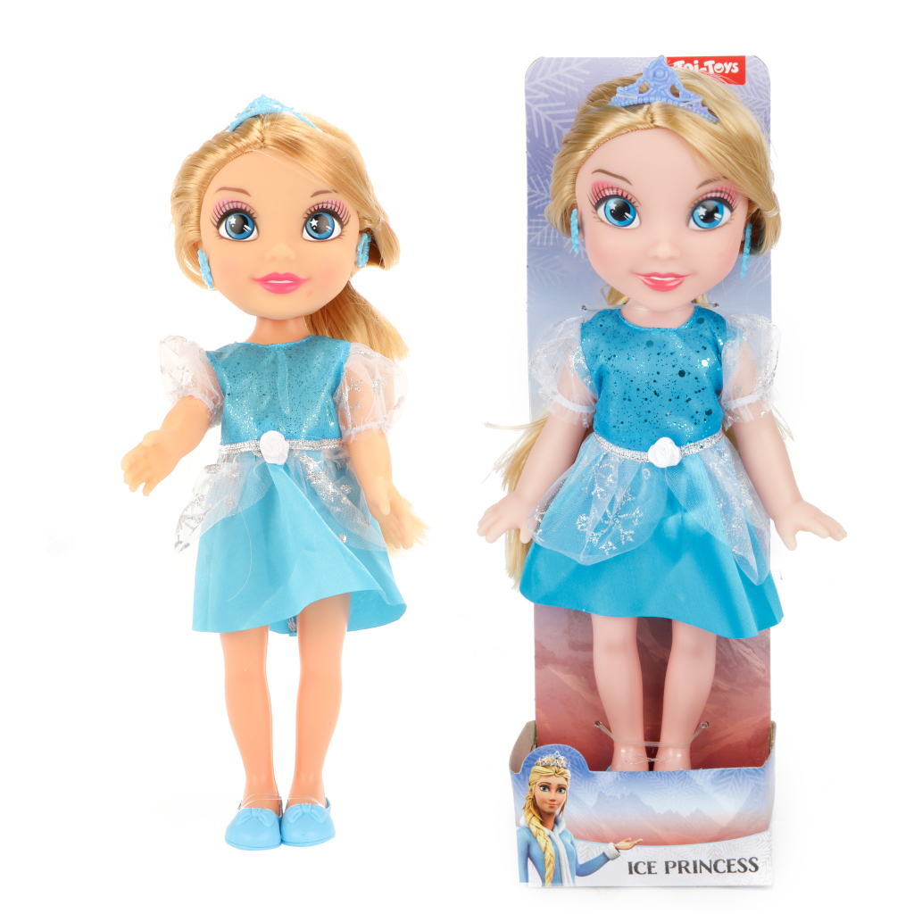 Toi-toys Bábika Ľadová princezná 28 cm Modrá