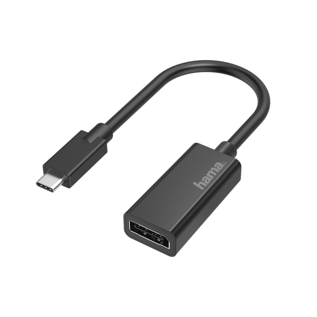 Hama video adaptér USB-C samec - DisplayPort pripojenie Ultra HD 4K