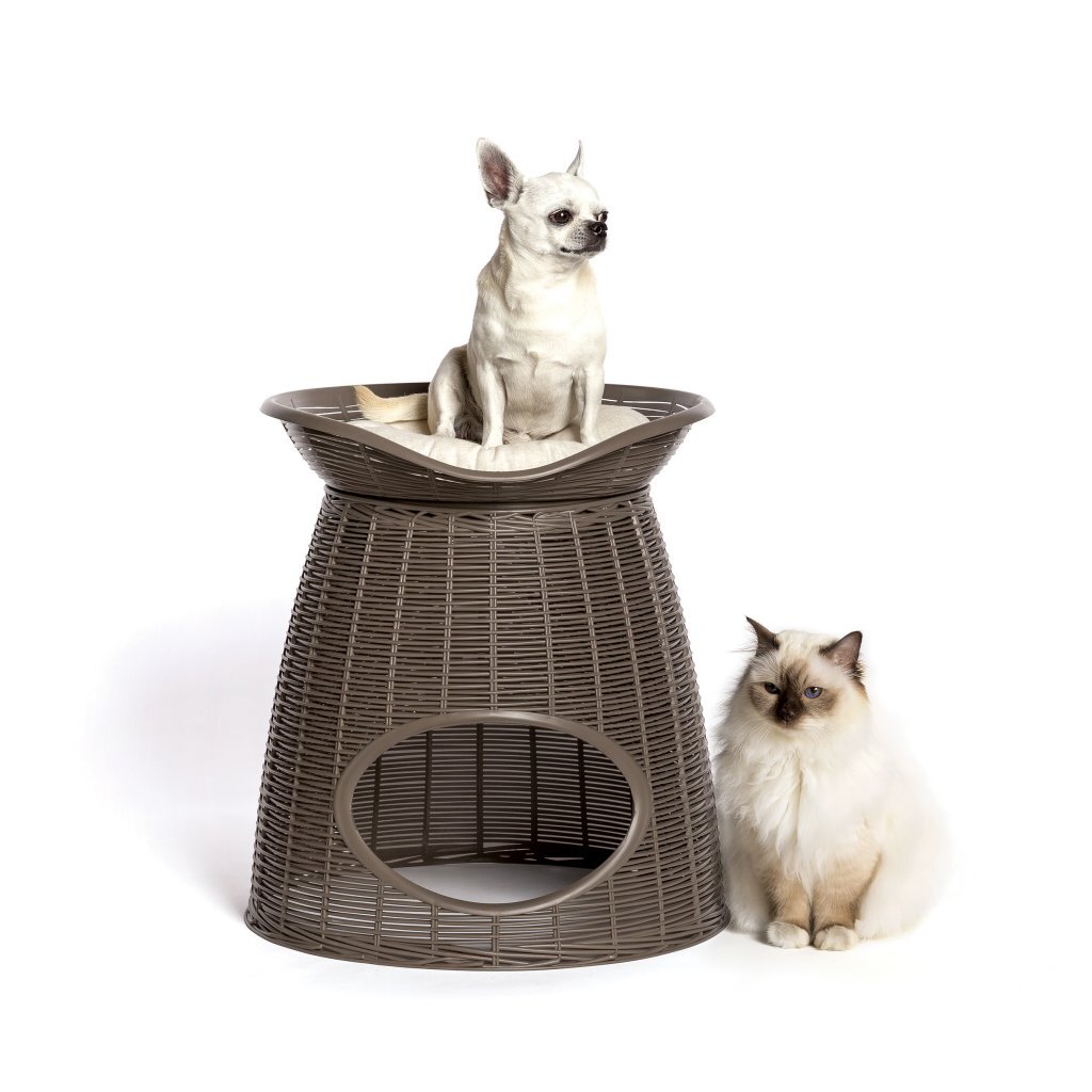 Košík pre zvieratá Bama Pet Pasha 52x50x46/55 cm Taupe