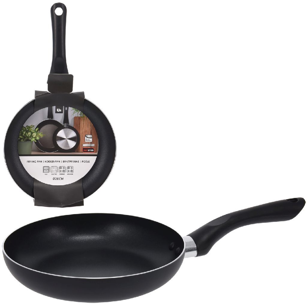 Panvica Excellent Houseware 20 cm hliník/čierna