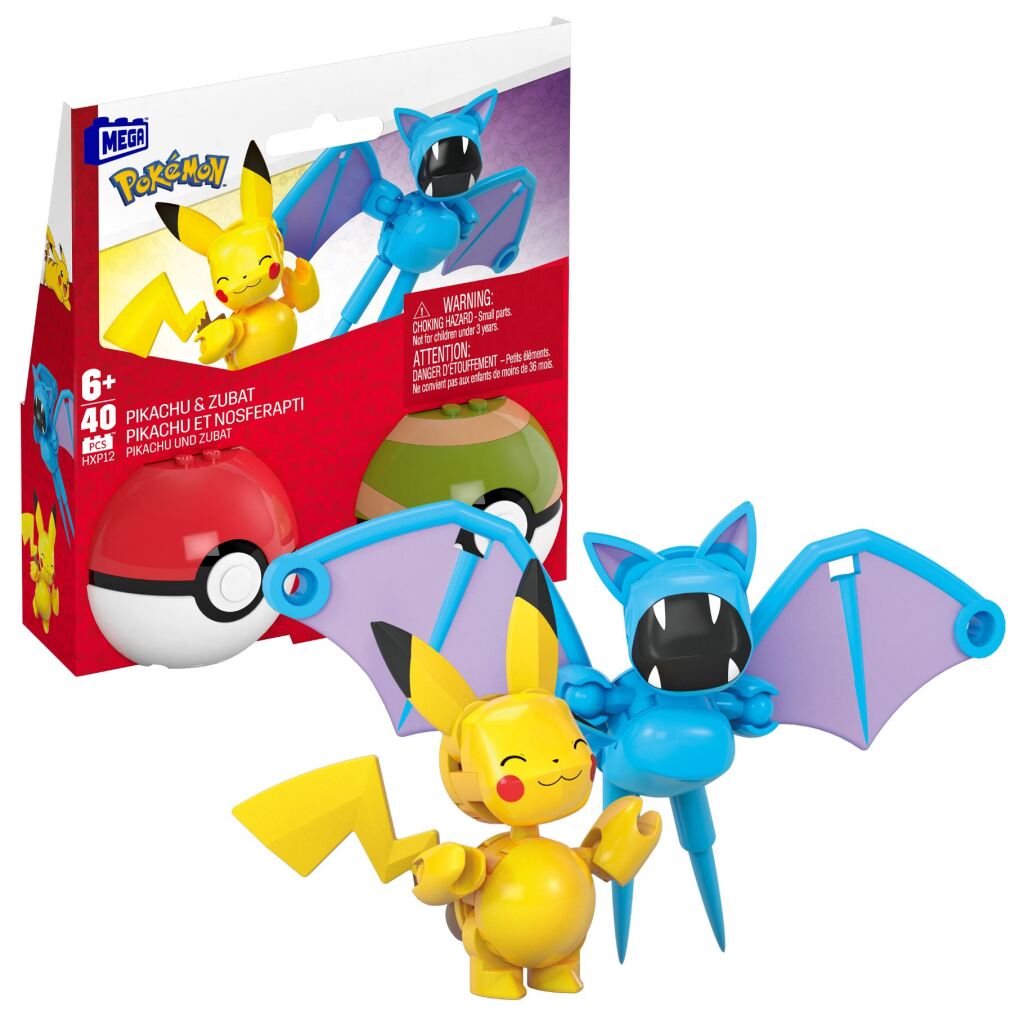 Pokémon Mega Pikachu a Zubat
