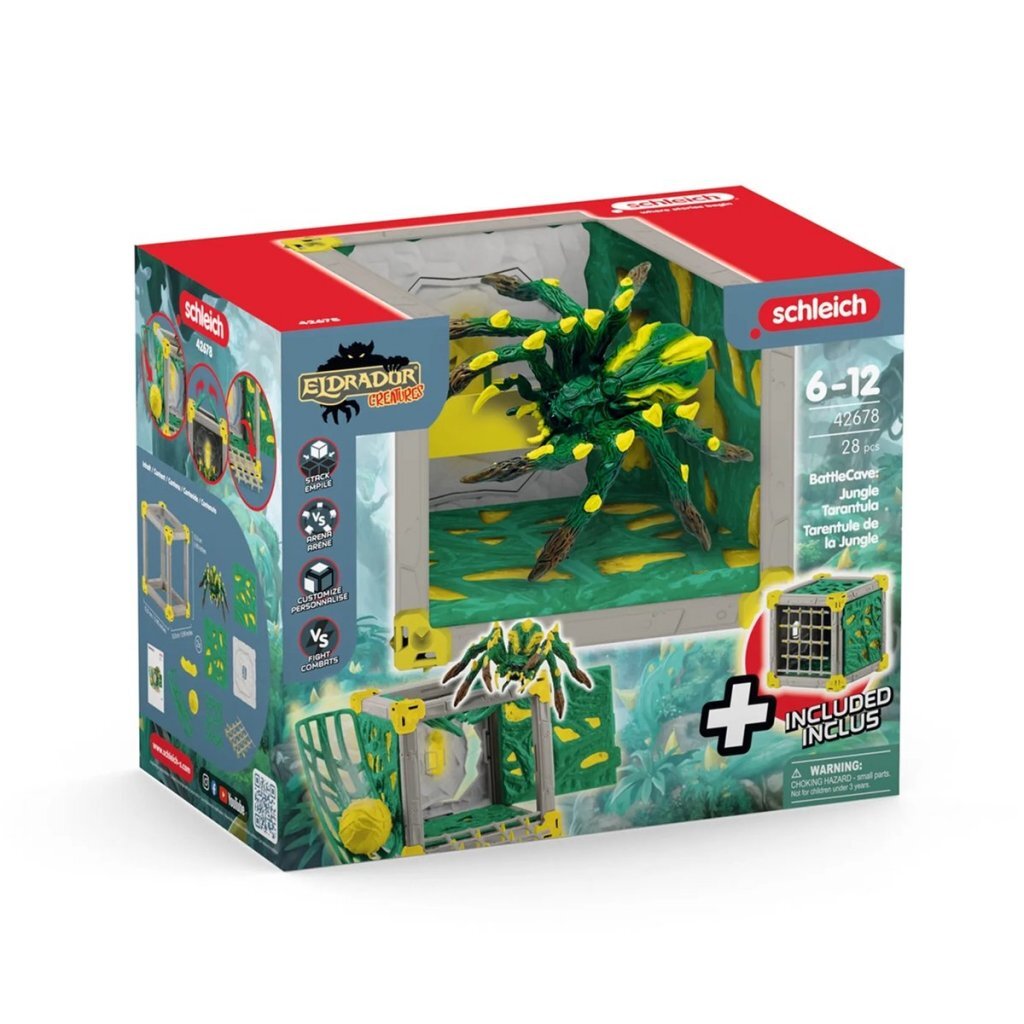 Schleich 42678 Eldradorské stvorenia Tarantula z džungle v bojovej jaskyni