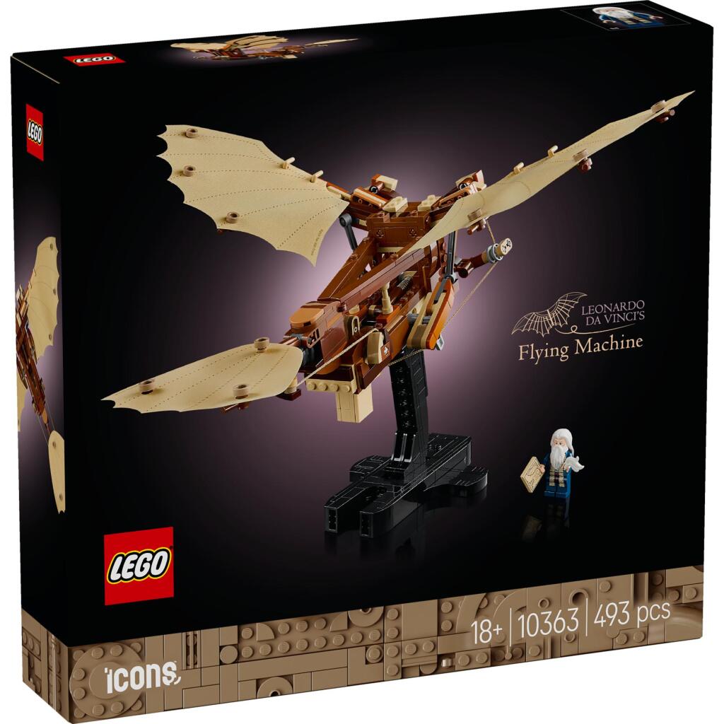 Lego Icons 10363 Lietajúci stroj Leonarda da Vinciho