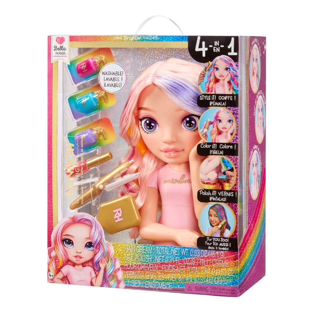 Stylingová hlava Rainbow High