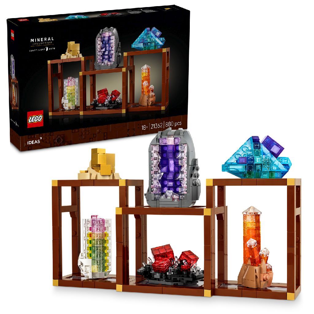 Lego Ideas 21362 Kolekcia minerálov