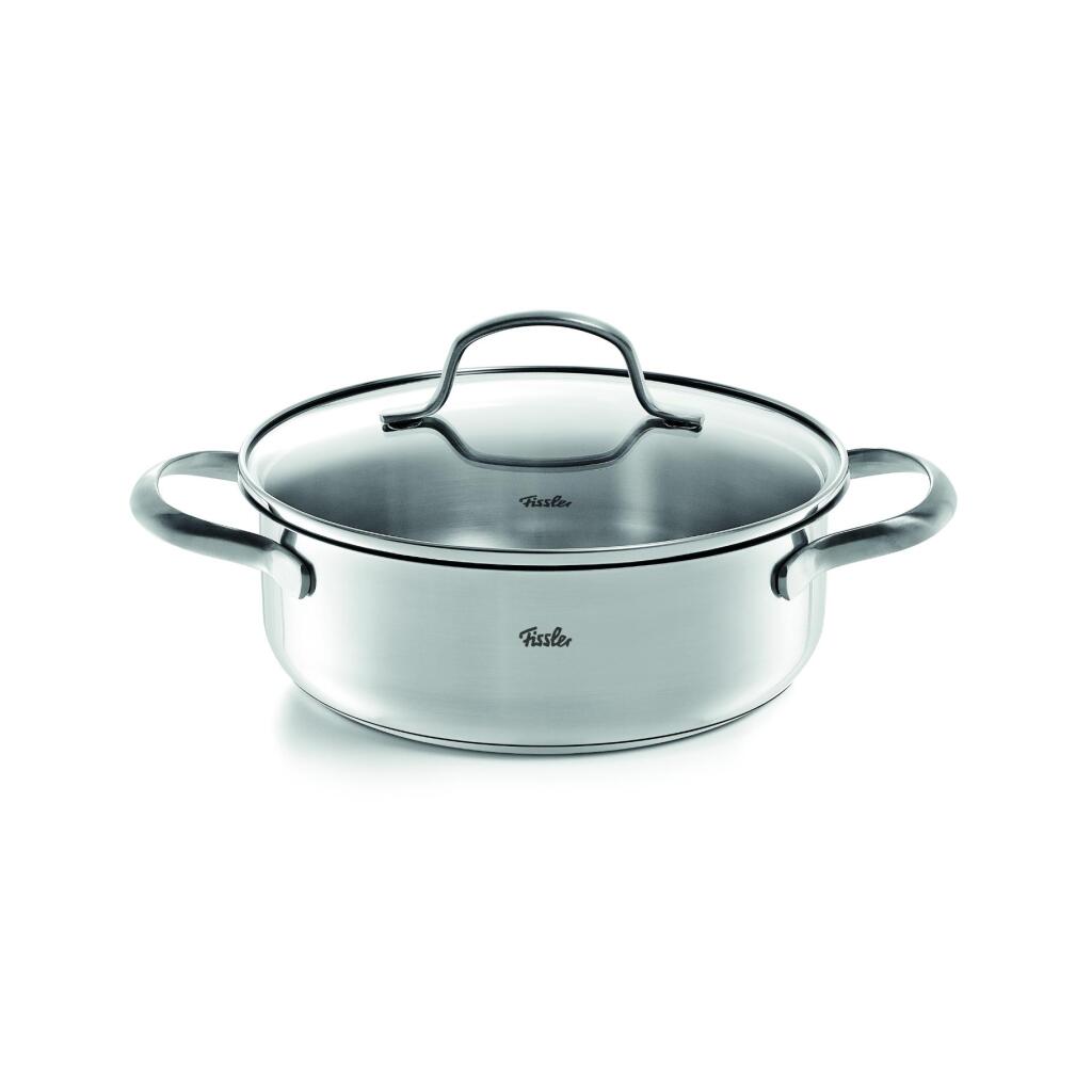 Fissler San Francisco hrniec so sklenenou pokrievkou 20 cm nehrdzavejúca oceľ