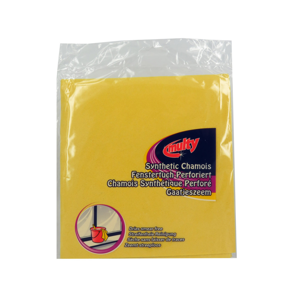 Syntetická kamzícka deka Multy 35x40 cm žltá