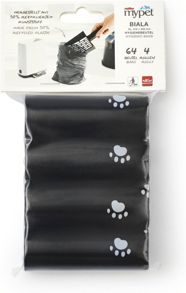 Sada vreciek na hovienka Rotho Biala, 4 kusy, 64 vreciek