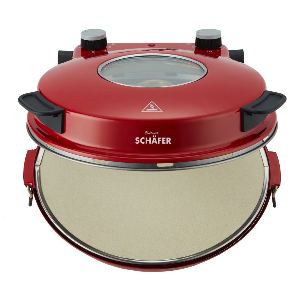 Pec na pizzu Schäfer 32 cm červená