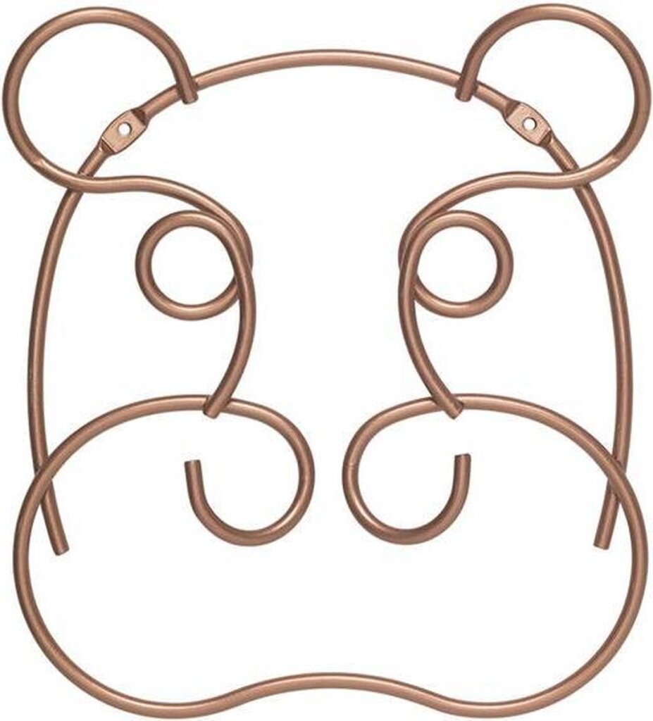 Vešiak na kabáty Tomado Metaltex Safari Hippo vrátane montážneho materiálu