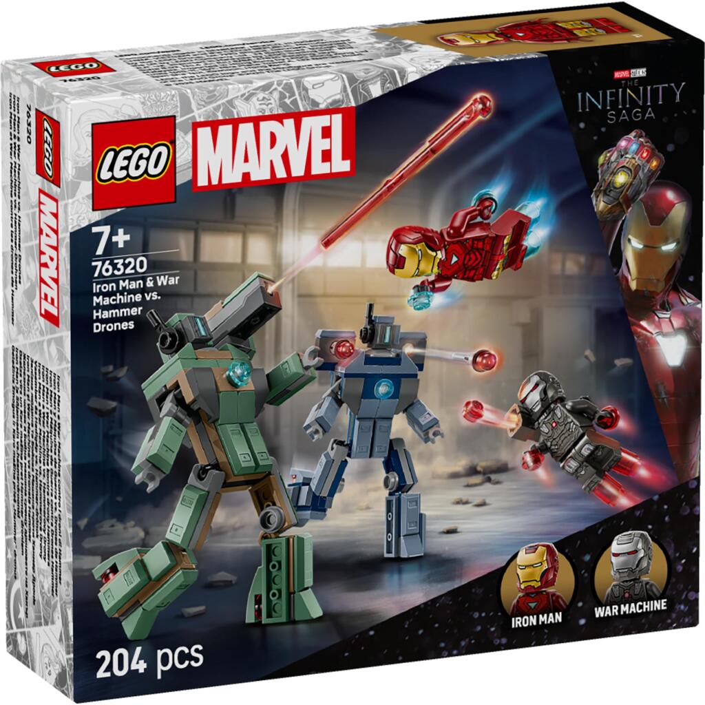 Lego Super Heroes 76320 Marvel Iron Man a War Machine vs. Hammer Drones