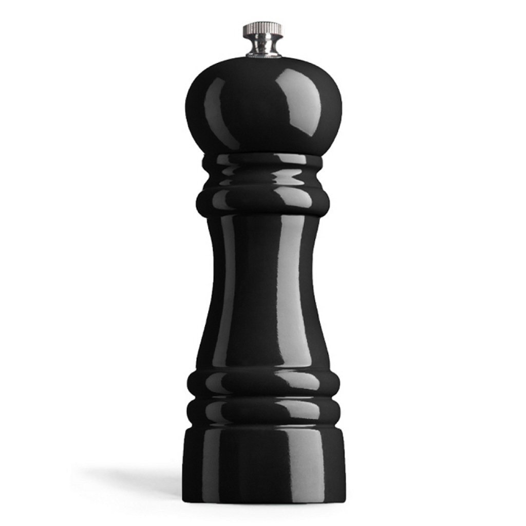 Mlynček na korenie a soľ Amefa 15 cm drevený čierny