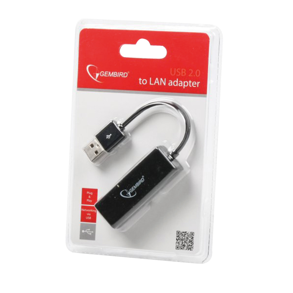 Adaptér Gembird Gmb USB 2.0 -> UTP RJ45