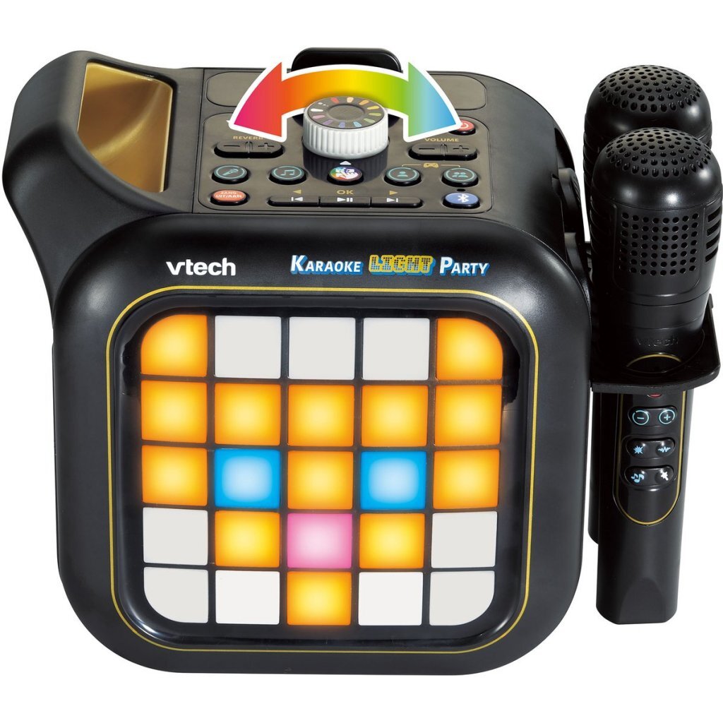 VTech Kidi Karaoke Light Party + Svetlo a zvuk Čierna