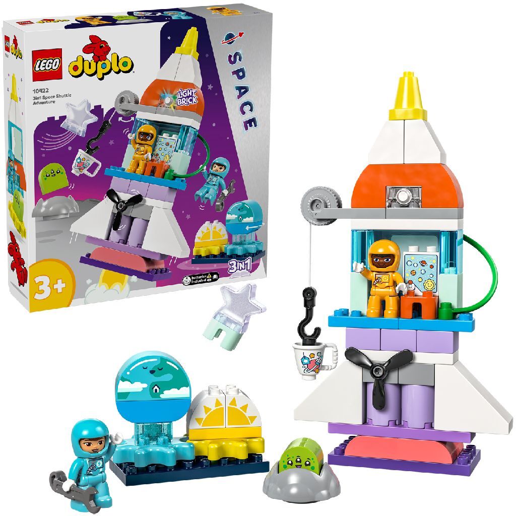 Lego Duplo 10422 Vesmírne dobrodružstvo 3 v 1