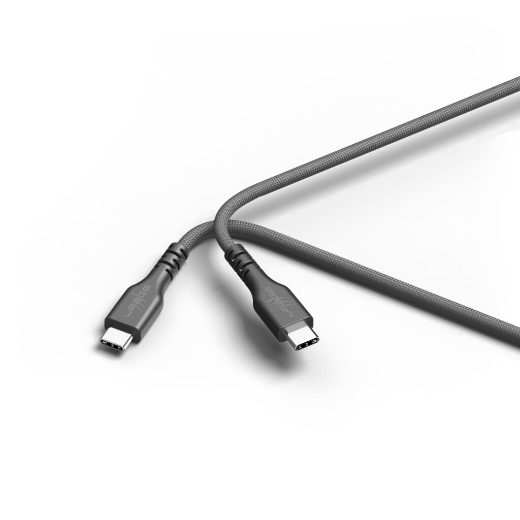 Kábel uRage USB-C UFlex 3 m sivý