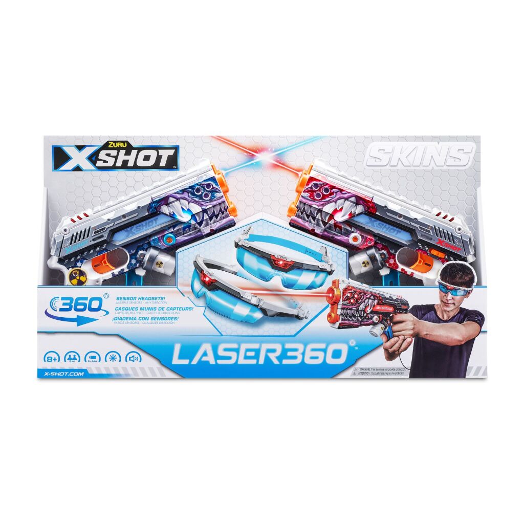 Zuru X-Shot Skins Laser 360 Blaster 2 kusy