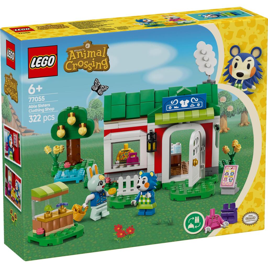 Lego Animal Crossing 77055 Krajčírska dielňa sestier Ableových