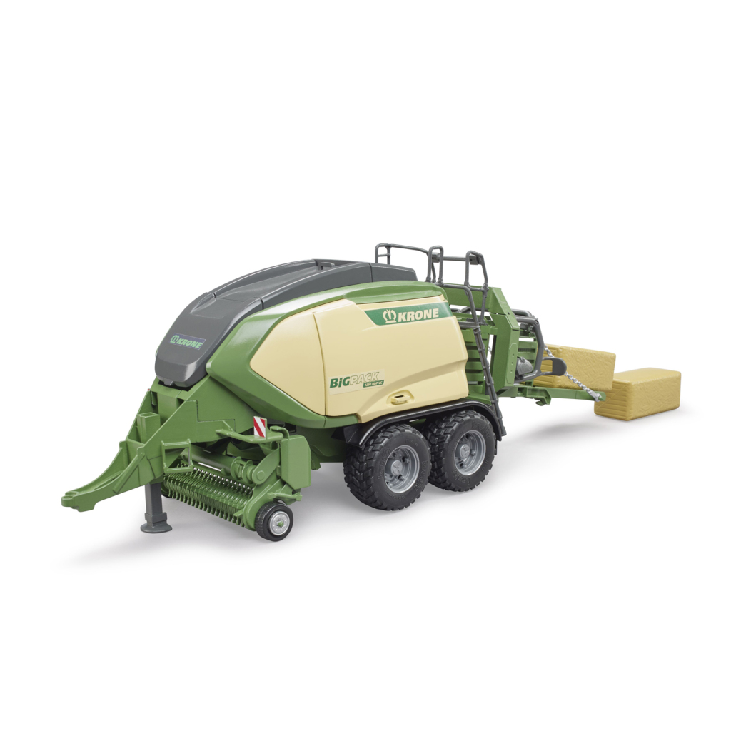 Bruder 02033 Krone BigPack 1290 HDP Balík + 2 balíky slamy