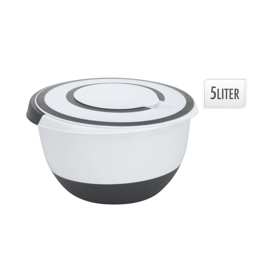 Miešacia misa 5l biela/čierna