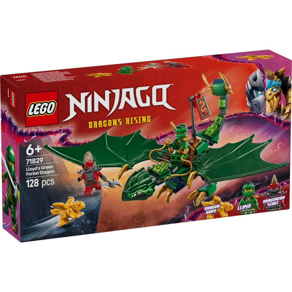 Lego Ninjago 71829 Lloydov zelený lesný drak