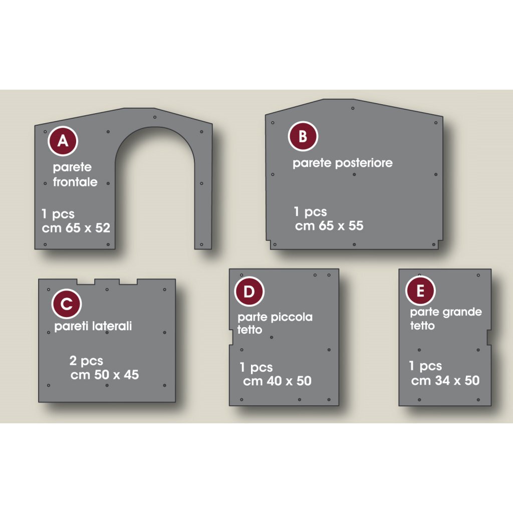 Bama Pet Kit Izolačné panely pre psov, stredná búda