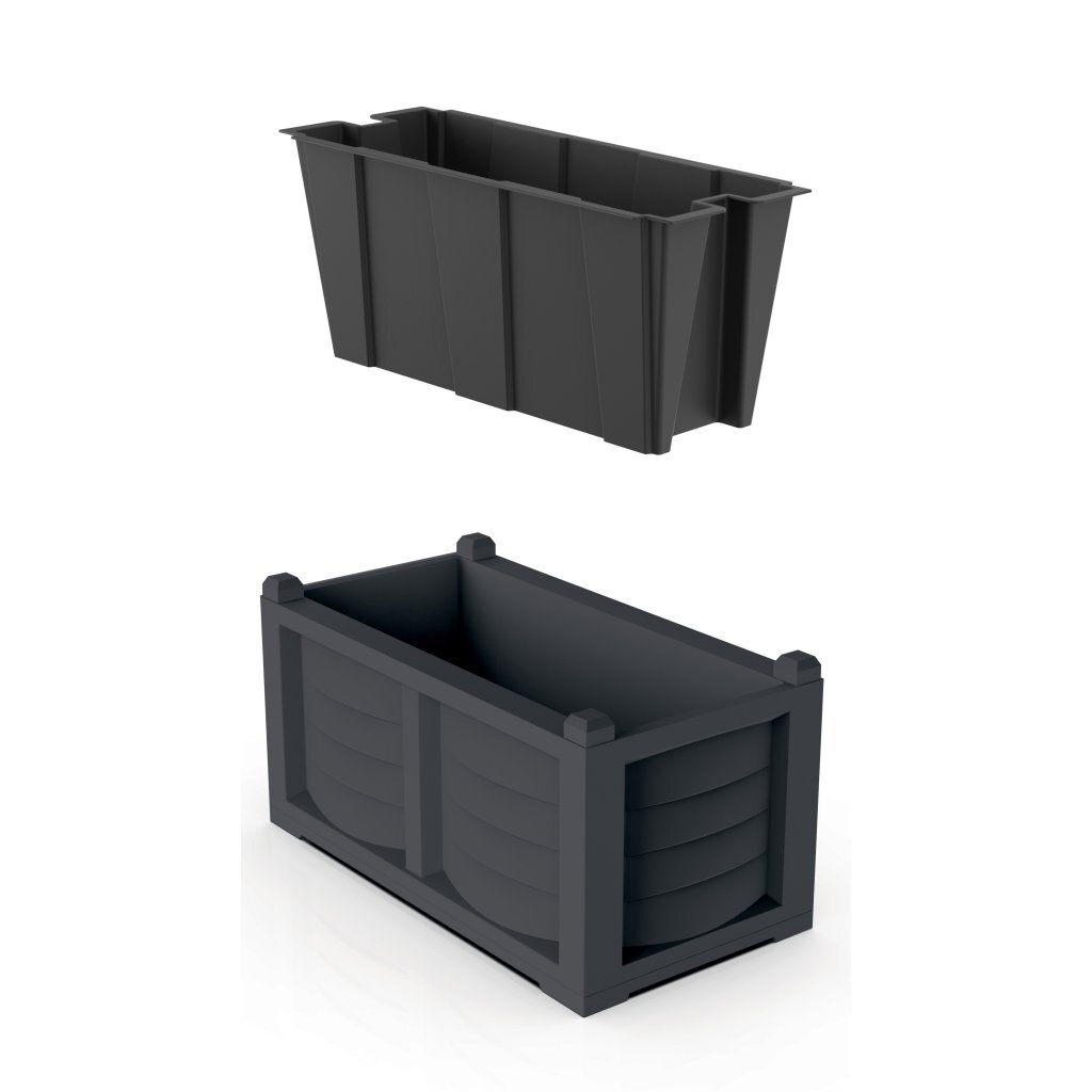 Bama Kit Arredo kvetináč 80x42,5x42 cm Antracit