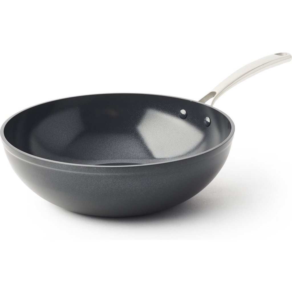 BK Superior keramický wok 30 cm čierny