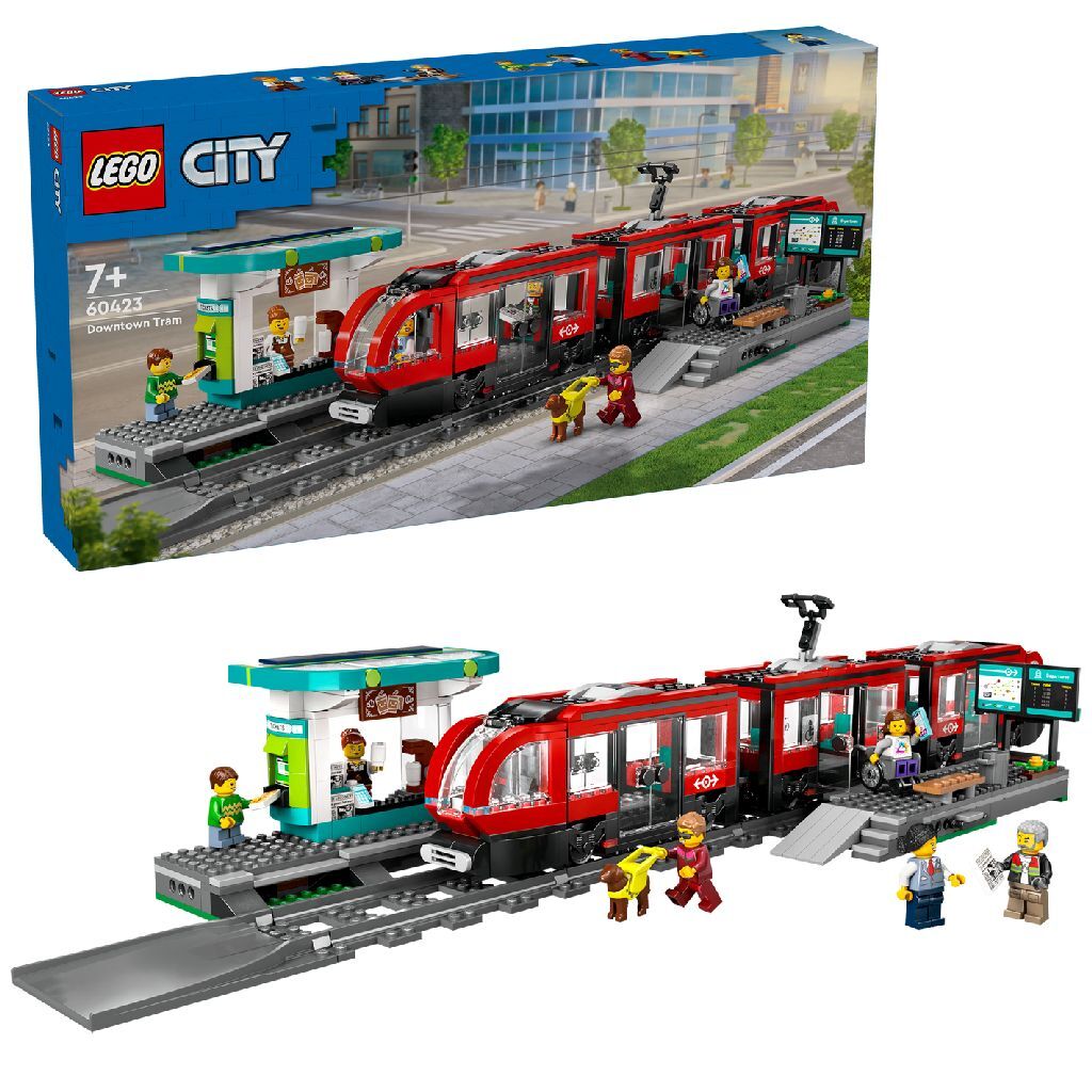 Lego City 60423 Vlaky Mestská električka a stanica