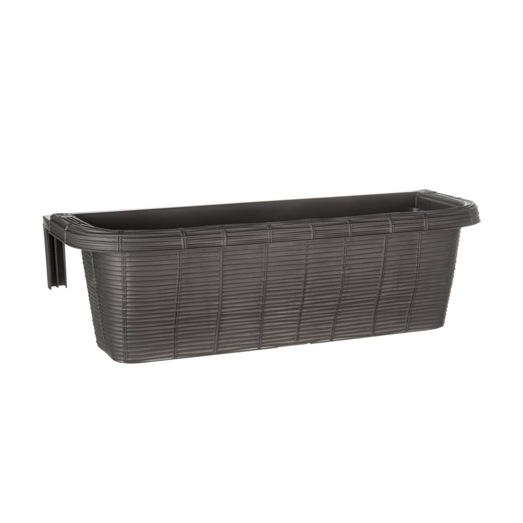Kvetinový box Bama Fioriera na balkón 60x20x18,5 cm antracitový