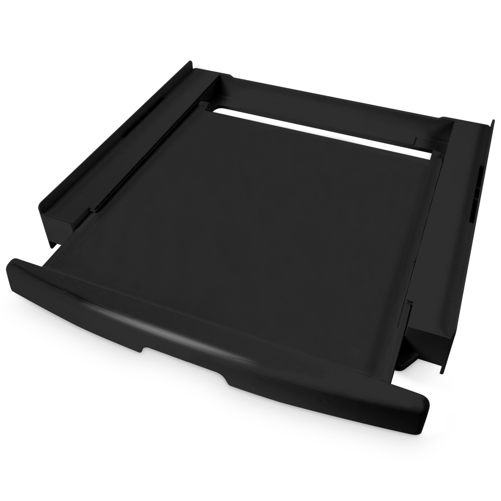 Medzirám Scanpart s pracovnou doskou, čierny/plastový