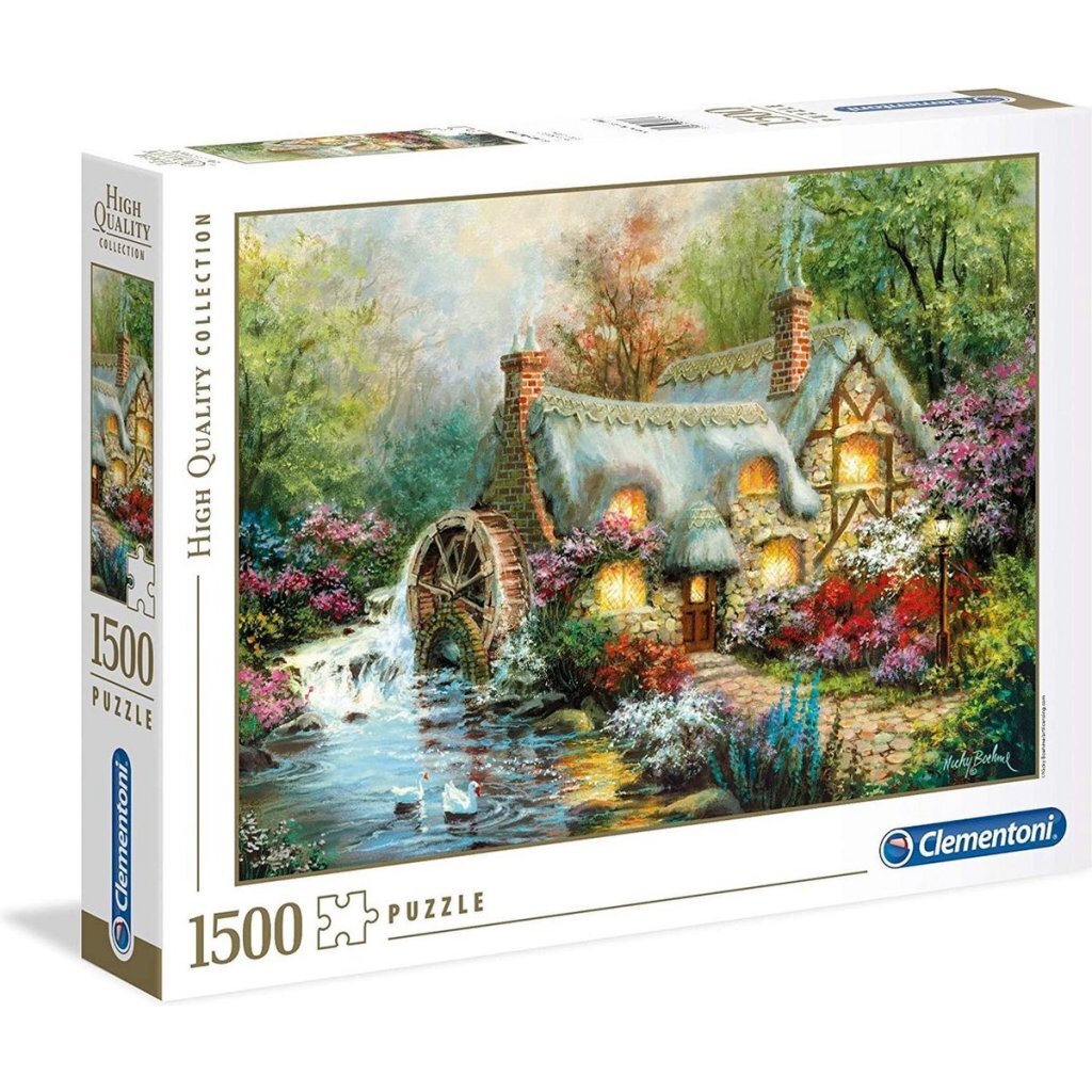 Clementoni Puzzle s motívom vidieckeho úkrytu, 1500 dielikov, kvalitná kolekcia