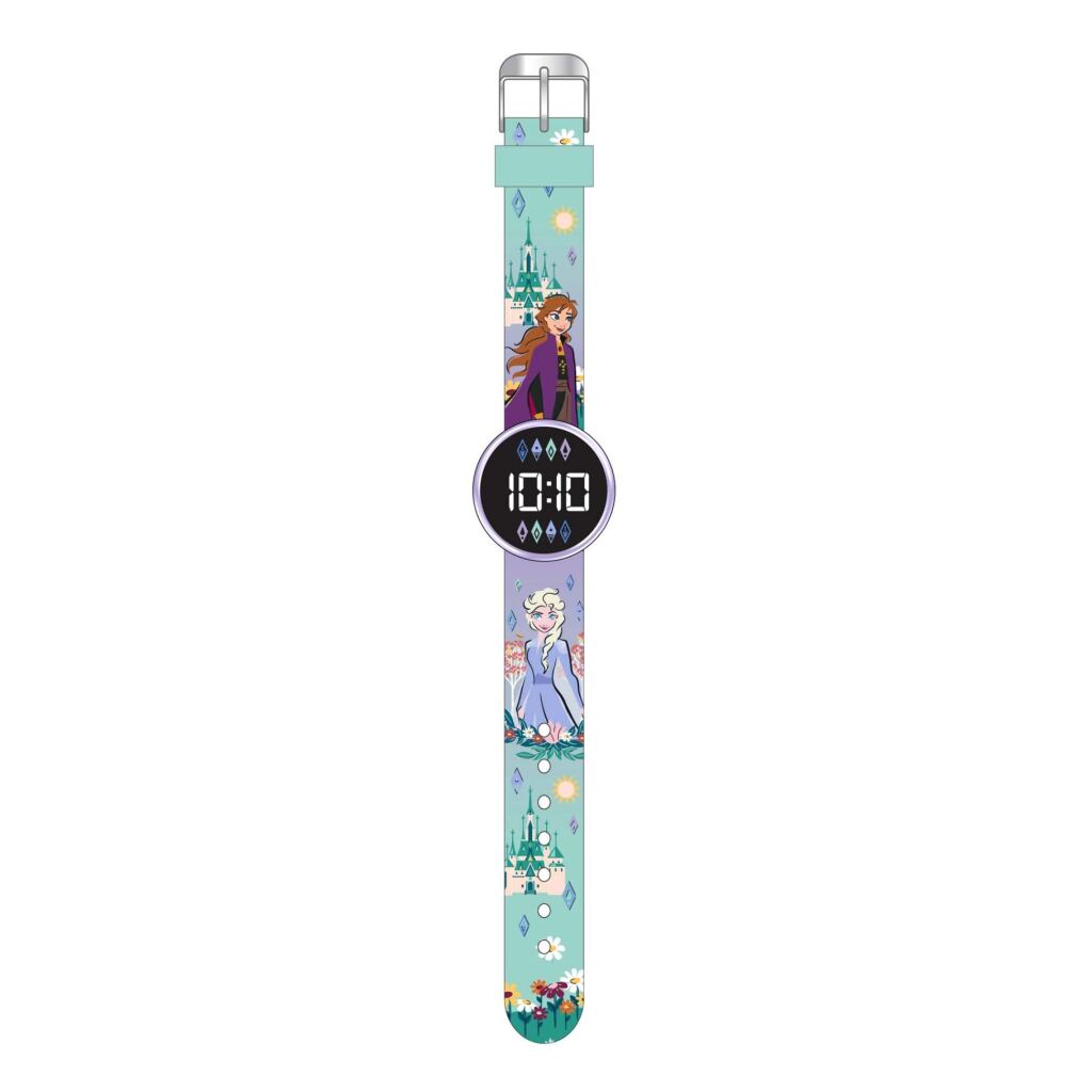 Okrúhle LED hodinky Accutime Disney Frozen
