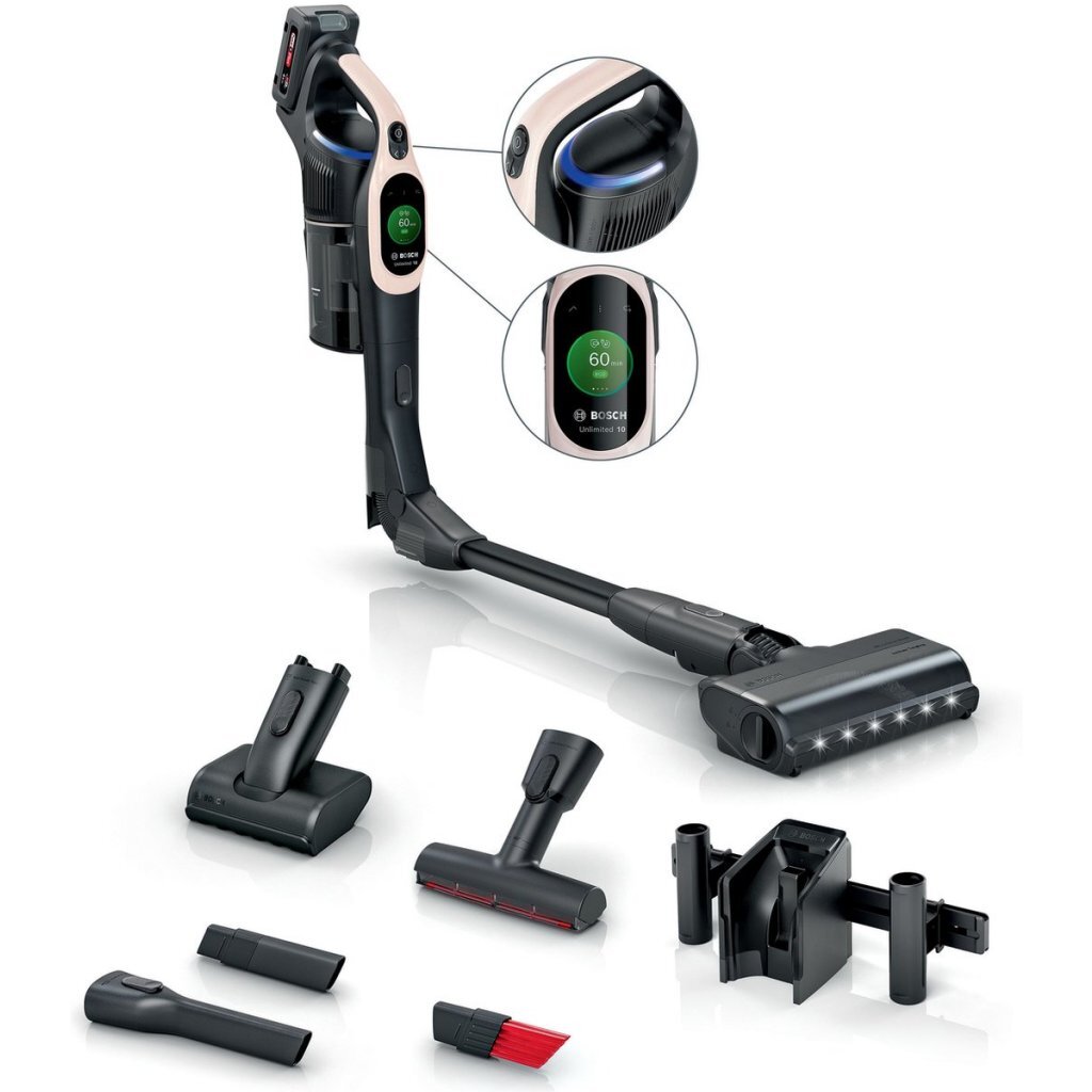 Akumulátorový tyčový vysávač Bosch BBS1041RBA Unlimited 10 antracitový