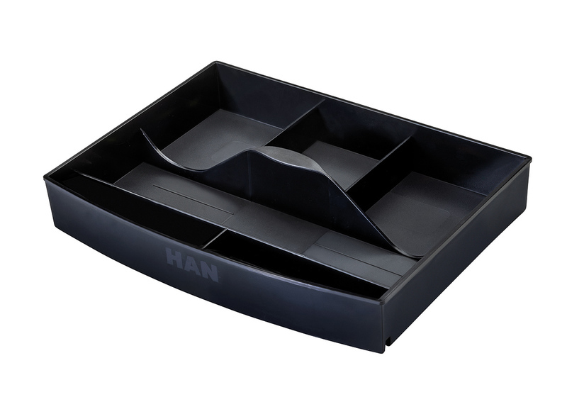 HAN HA-1016-13 Komoda so 6 zásuvkami, čierna