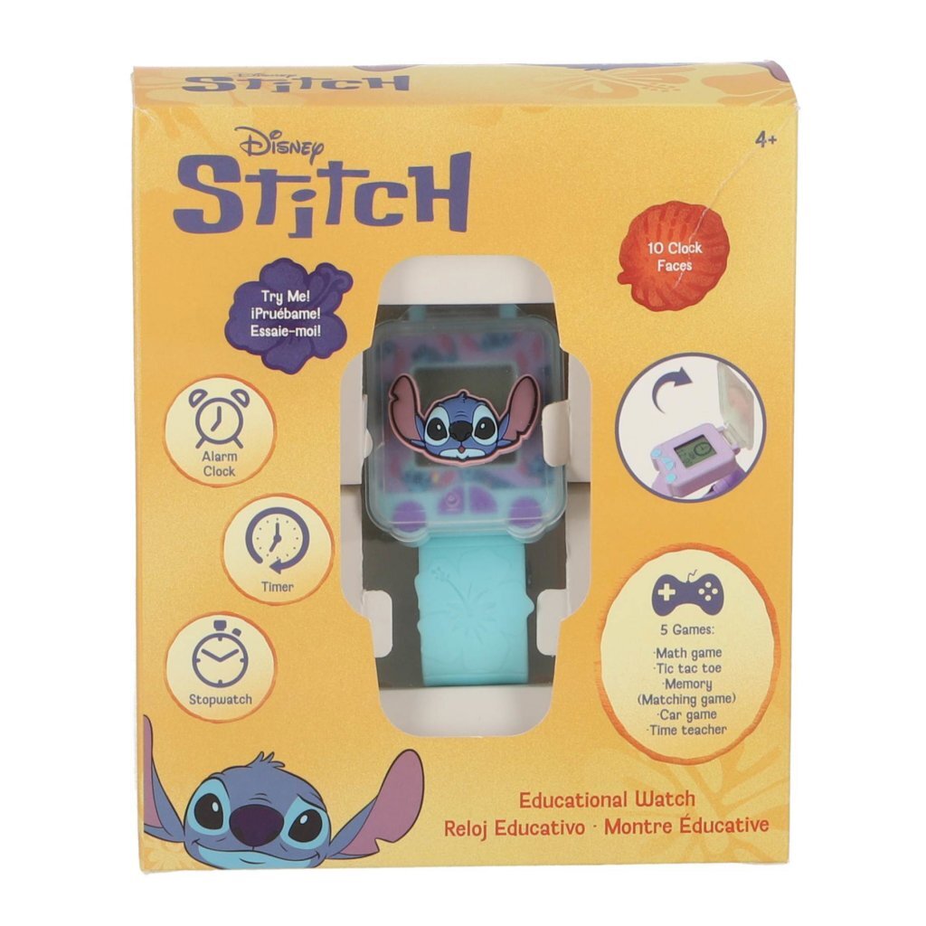 Disney Stitch Play and Learn Watch svetlomodré