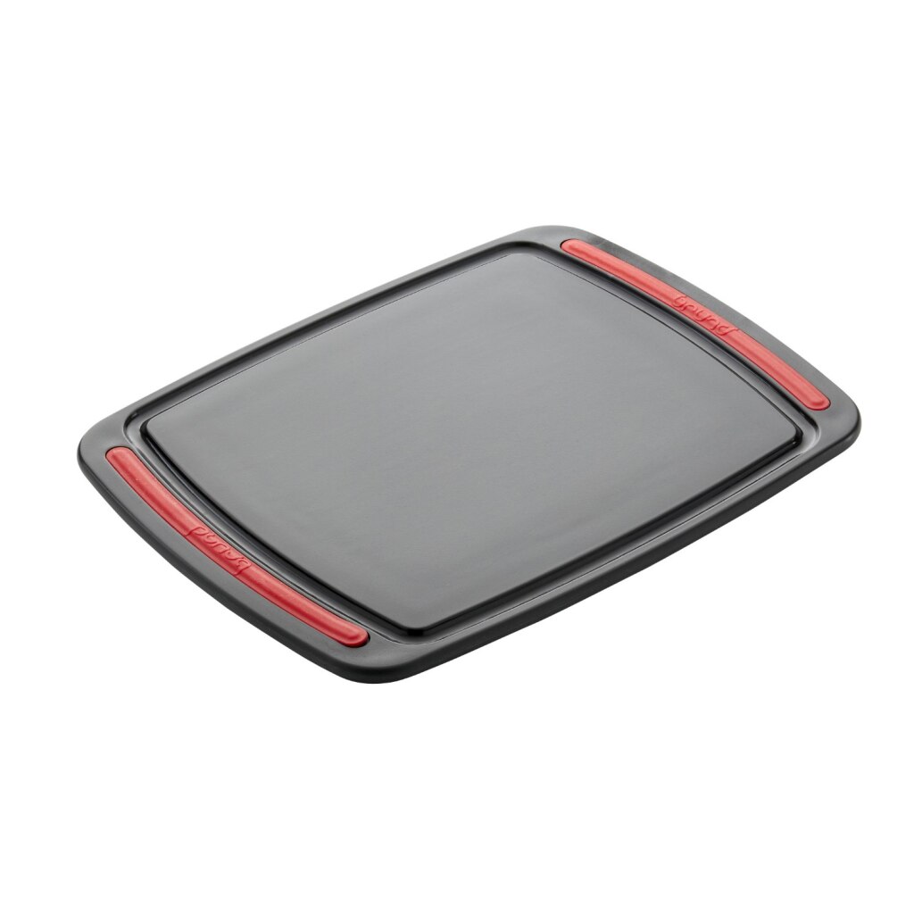 Doska na krájanie Brund Easy Cut 26x20x0,8 cm čierna/červená