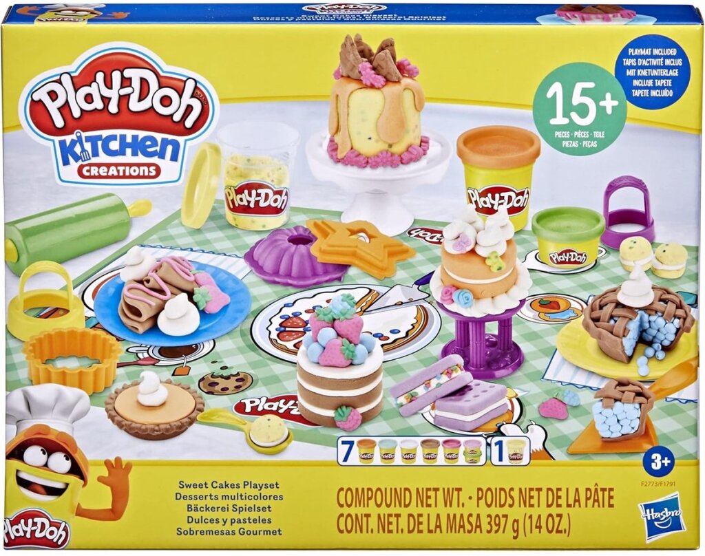 Play-Doh Kitchen Creations Sada sladkých koláčikov 3+