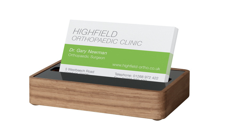 Držiak na vizitky Sigel SI-VA200, dubový