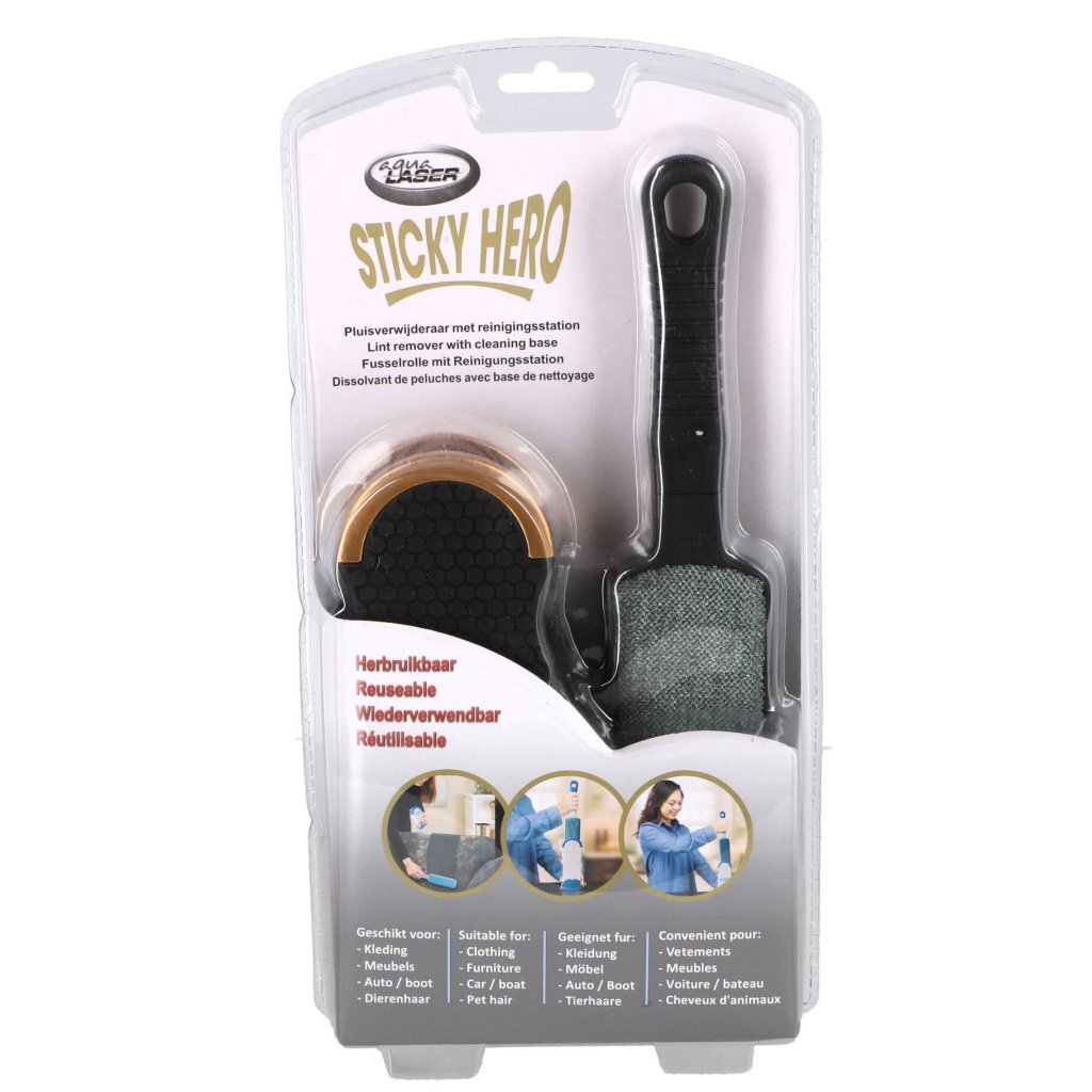 Kefa na oblečenie Aqua Laser Sticky Hero zlatá/čierna