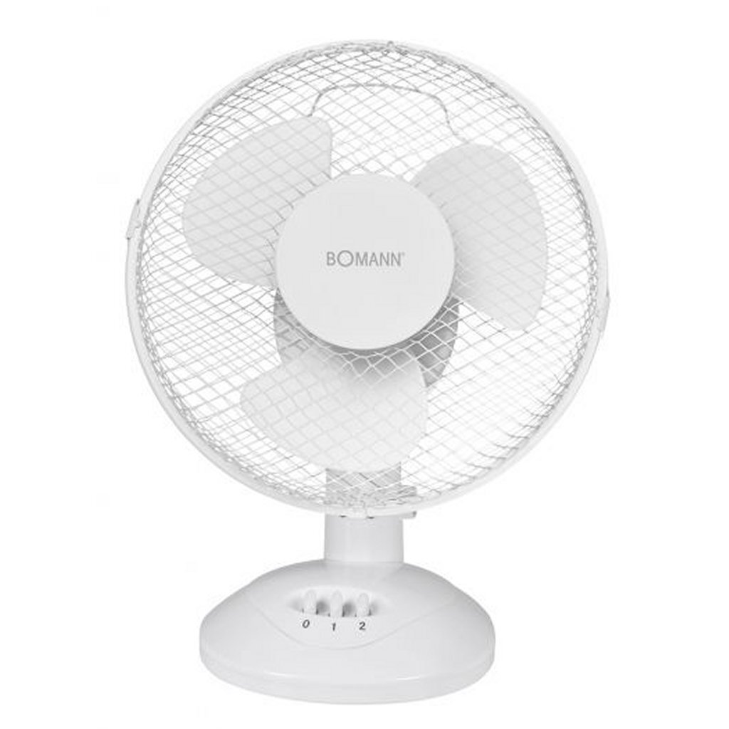 Stolový ventilátor Bomann VL 1137 CB 23 cm biely