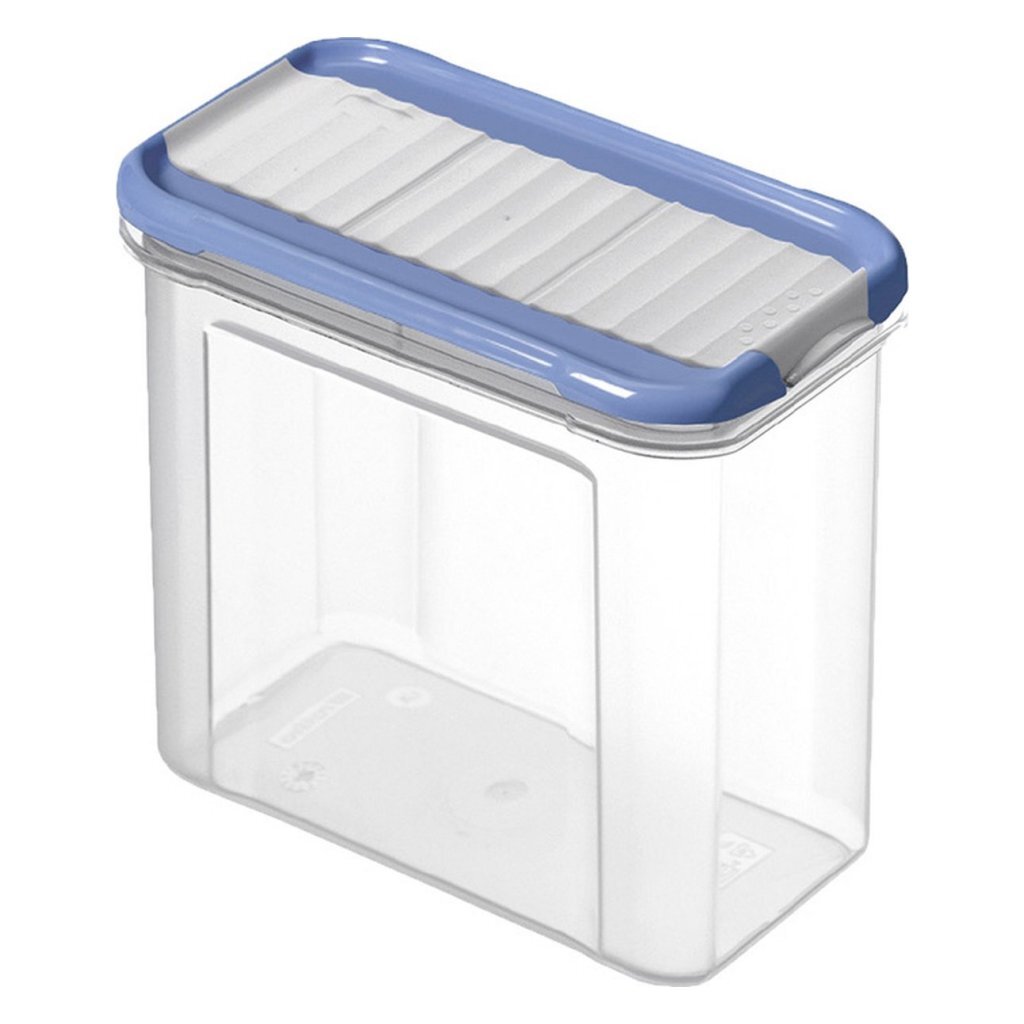Rotho Domino úložný shaker box 1l horizont modrá/priehľadná