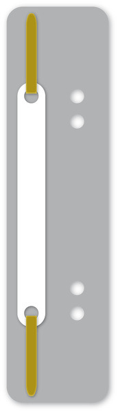 Kangaro 07060-10 Rýchloupínacia páska A5 2-dierková PP krabica A 100 kusov sivá