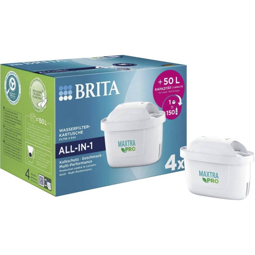 Brita Maxtra Pro filtračné kazety do vody všetko v jednom, 4 kusy