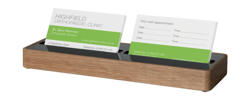 Držiak na vizitky Sigel SI-VA201, dubový