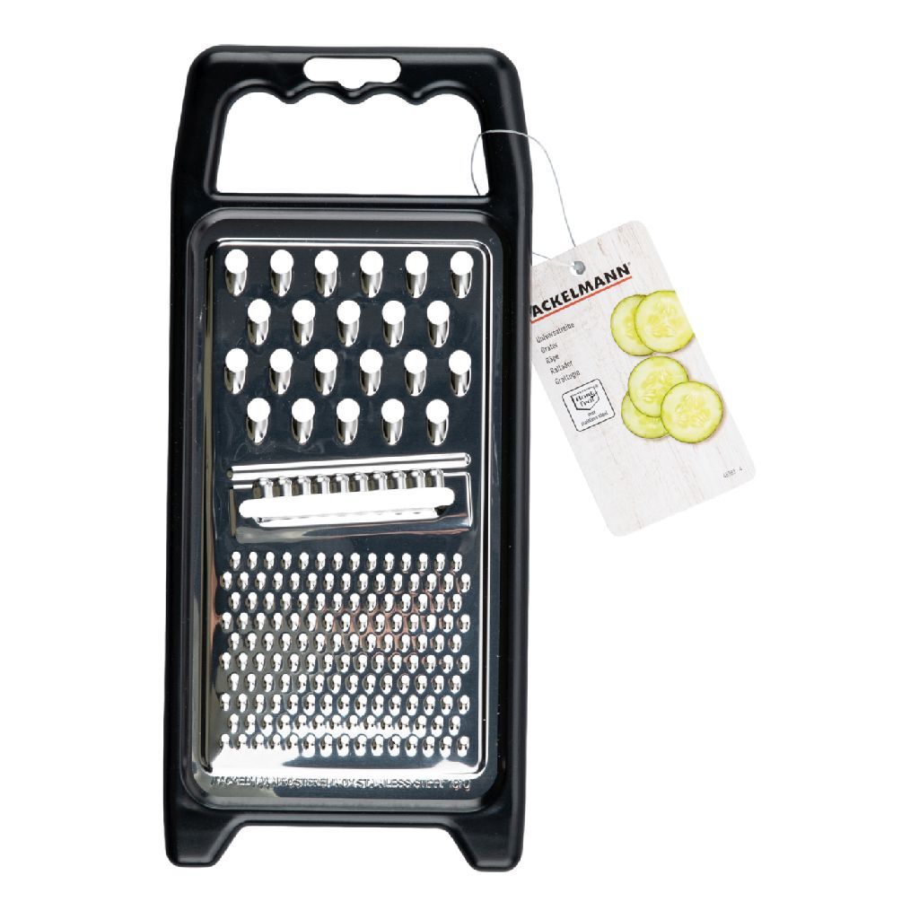 Strúhadlo Fackelmann z nehrdzavejúcej ocele/čierne