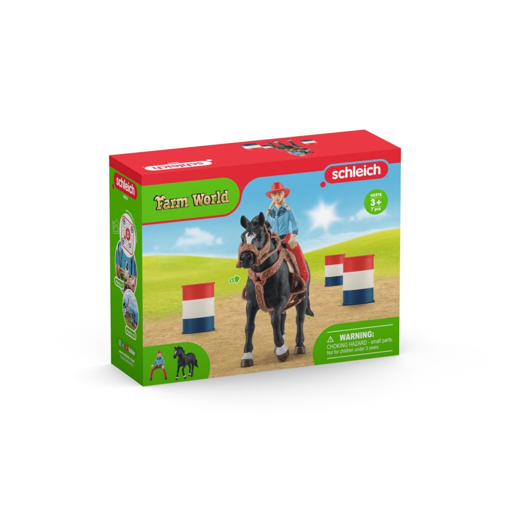 Schleich Farm World Sudové preteky s kovbojkou