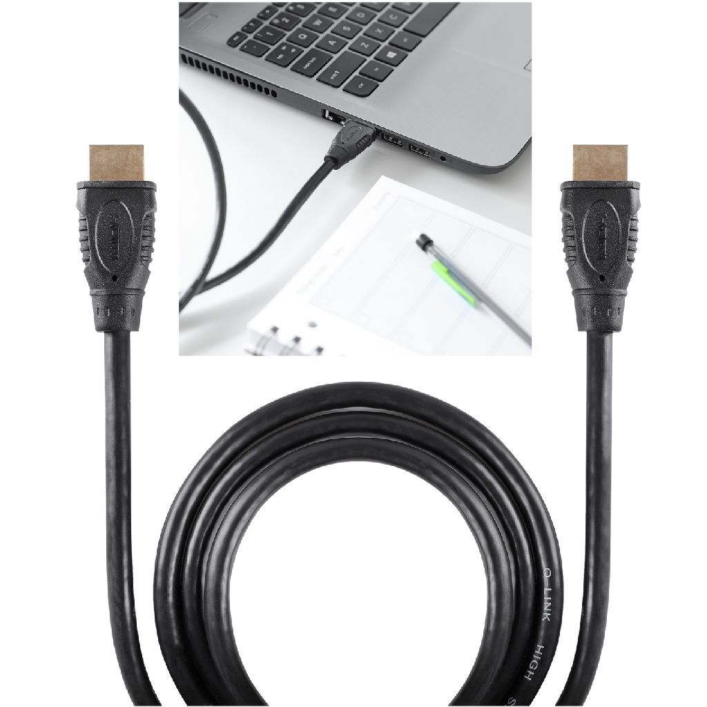 HDMI kábel Q-Link 1,8 m čierny